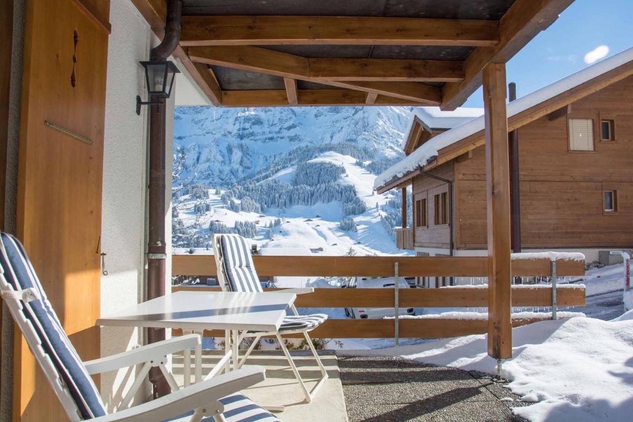 Ferienwohnung Senggi Adelboden Exterior foto